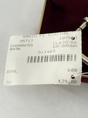 Crumrine 2&Prime; Replacement Belt Buckle Bar and Frame NEW