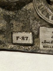 Vintage 1983 Siskiyou Buckle Co 2nd Amendment Eagle Buckle F-27 Pewter +One more
