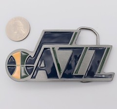 Utah Jazz Basketball Team Belt Buckle (New)