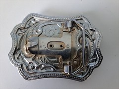 Vintage Faux Turquoise Western Themed Belt Buckle