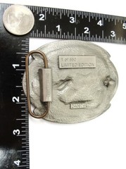 2005 25th Anniv Belt Buckle Rocky Mountain Brake Supply Moose Elko NV Casper WY