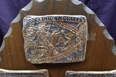 AWARD DESIGN MEDALS PRESENT 12 GREAT INDIAN CHIEFS GOLD SILVER PLATED ON STAND