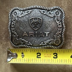 Ariat Logo Belt Buckle EUC