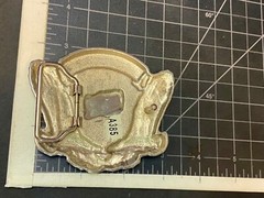 Patriotic America – Two Bald Eagles, United States Flag Cutout Belt Buckle