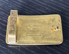 Vintage American Bowling Congress ABC 1966 1967 Most Improved Award Belt Buckl