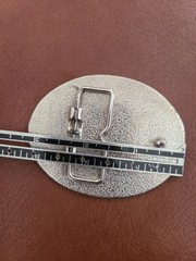 Vintage Belt Buckle American Bald Eagle silver and Gold Toned (3” x 2”)