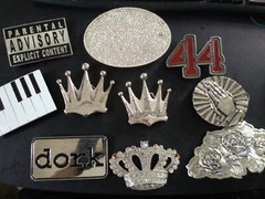 Vintage Large Heavy Metal Nostalgic OLD SCHOOL Belt Buckles Lot Of 10 Pieces