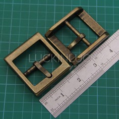 Heavy Duty Solid Brass Women / Mens classic centre bar belt buckle 1 1/2&Prime; 38mm