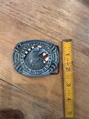 Vintage Harley Davidson Eagles Claw Raintree Belt Buckle