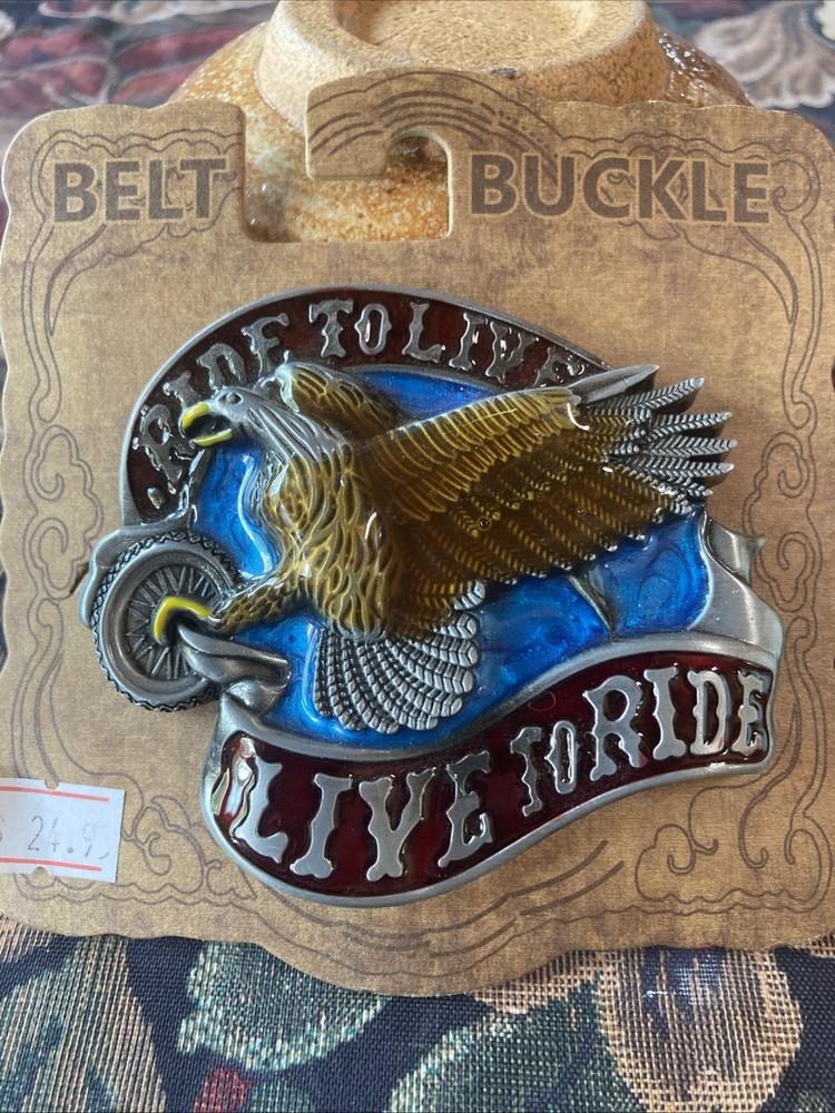 Western Flying Eagle Metal Belt Buckle