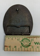 USPS Belt Buckle US Mail Safe Driver Bronze Oval 1.75&Prime; Belt width