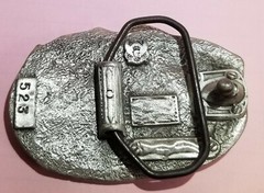 Mens Belt Buckle Fly Fishing Fish American Buckle Company 523