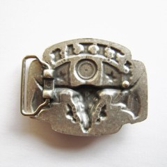 Texas State Flags Long Horn Bull Western Cowboy Metal Belt Buckle