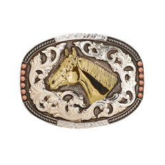 Crumine Western Horse Head Engraved Buckle C1001707