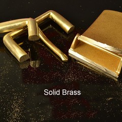 Solid Brass Pin Buckle for Leather Craft Making Belt Replacement 35mm Width