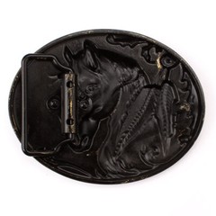 Horse Head Belt Buckle Western Cowboy Motorcycle Riding Belt Buckle