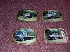 Belt Buckles From DON&rsquo;S TOWING, WESTMONT, IL., Never Worn, Lot of 4