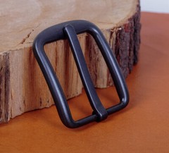 Alloy Pin Single Prong Clip Rectangular Buckle for Men Leather Belt Spare 4cm