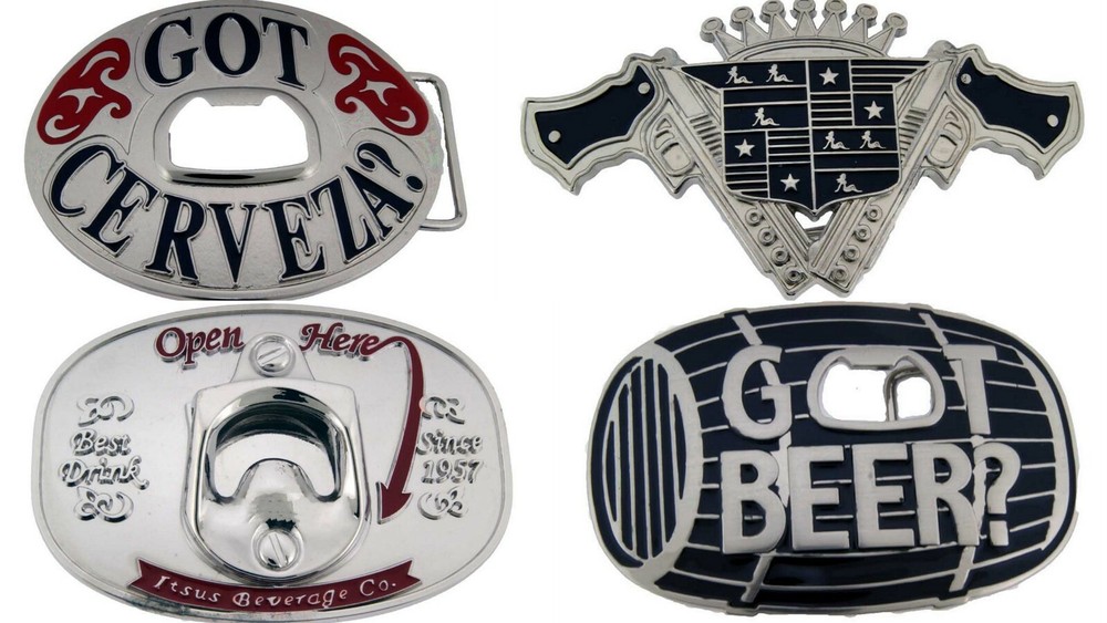 Bottle Openers Belt Buckle Vintage Silver Metal Cowboy Cowgirl Western Rodeo New