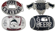 Bottle Openers Belt Buckle Vintage Silver Metal Cowboy Cowgirl Western Rodeo New