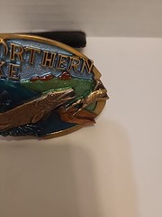 Vintage American Buckle Company Northern Pike Made In The USA 1998