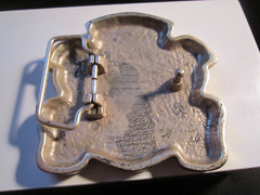 VINTAGE HORSE THEME CREST BELT BUCKLE – GW-9