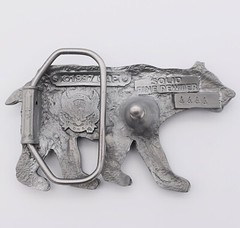 Robotic Bear Scifi Alien Steampunk Novelty Gift Belt Buckle (New)