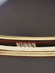 BELT BUCKLES 10993 2.5&Prime;X2&Prime; Gold Plated Made in Italy