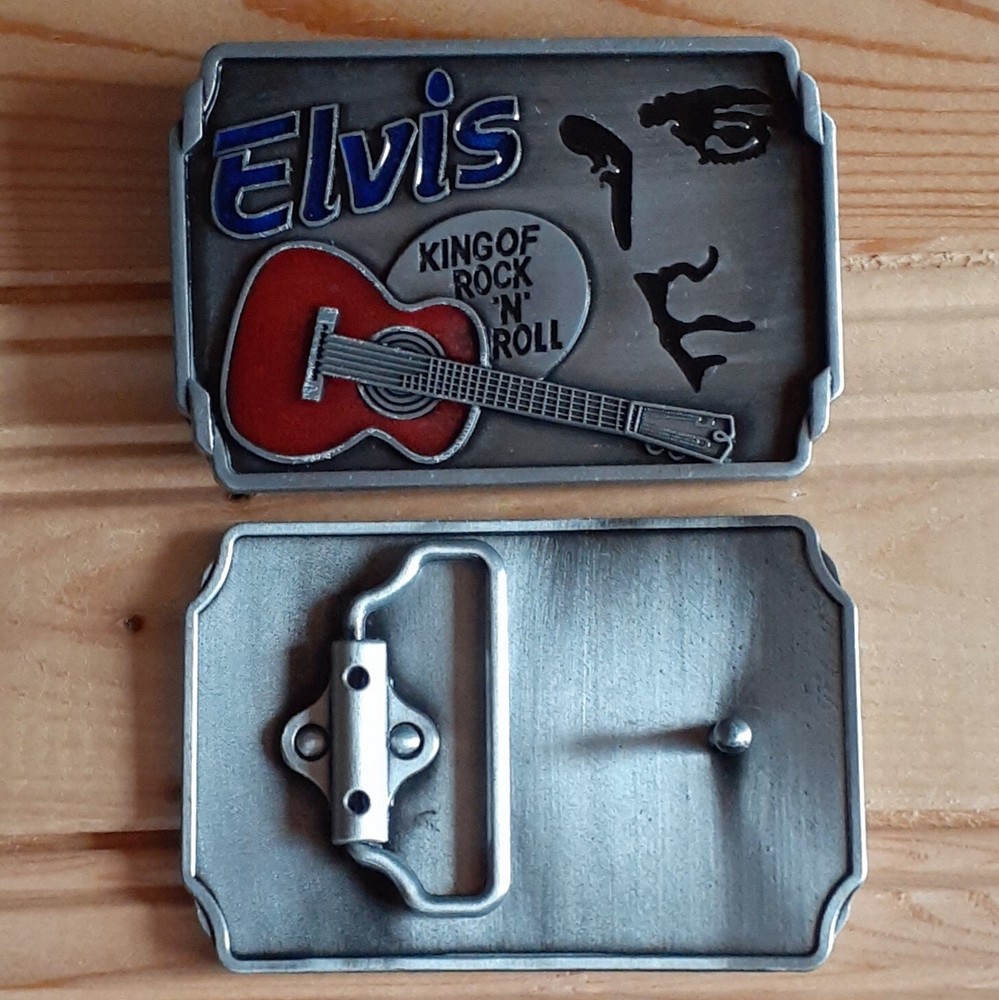 Elvis Retro Music Belt Buckle