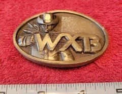 1985 Idea Craft Limited Edition Silver Tone Belt Buckle WXB Vtg USA 🇺🇸