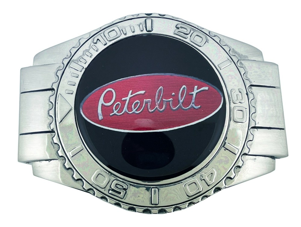 Peterbilt Trucker Tractor Owner Operator Belt Buckle Western Cowboy Rodeo Texas
