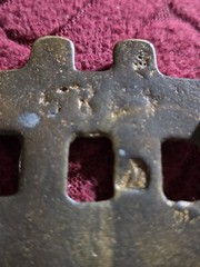 Vintage Heavy Solid Brass Dollar Sign Belt Buckle Money Symbol Financial Banker