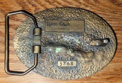 1981 Spec Cast Bull Riding Belt Buckle