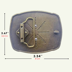 Western Belt Buckle Men Initial Letter ABCDJRM to Z Rodeo Cowboy American Flag
