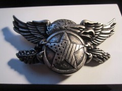 VINTAGE EAGLE WITH WINGS THEME BELT BUCKLE – GW-13