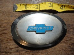 Retro Metal Chevrolet Chevy Belt Buckle (2.5&Prime; X 4&Prime;)