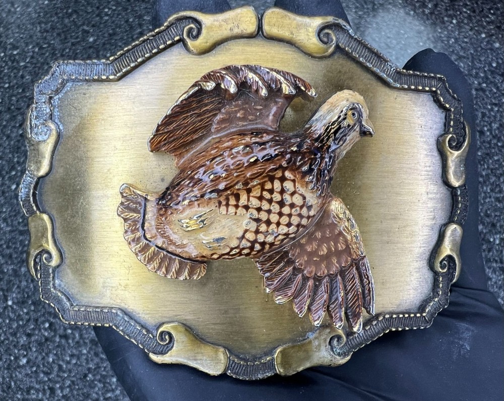 Quail Belt Buckle, 1977 or 1978, Raintree