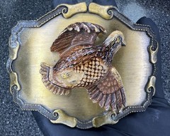 Quail Belt Buckle, 1977 or 1978, Raintree