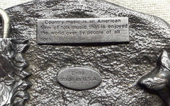 Belt Buckle – I love Country Music | Made by Siskiyou Buckle Co. 1988 Vintage