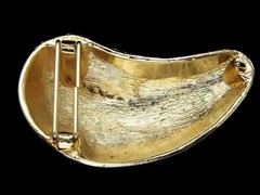 OA29144 REALLY NICE **ABSTRACT SHAPE** ART/FASHION GOLDTONE BELT BUCKLE