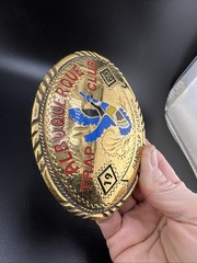 Vintage 1998 Handcrafted USA Albuquerque Handicapped Belt Buckle