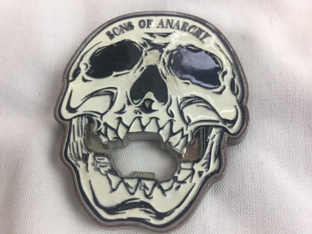 Sons of Anarchy belt buckle AS IS – Missing Metal Loop On Back