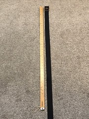 NIXON VINTAGE BELT & BUCKLE GOLD AND BLACK
