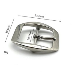 39mm Stainless Buckles Men Leather Belt Buckle Leather Craft Hardwares