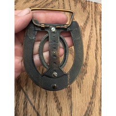 Western Unisex Unbranded Horseshoe Belt Buckle OS Bronze Tone