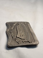 DLETA KING JUNE 1 1927- SEPT 29 1940 Belt Buckle by BILLIE BEE CREATIONS