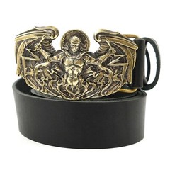Archangel Uriel belt buckle, Saint Uriel Auriel Christian accessory St.Archangel