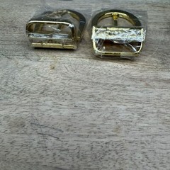 Belt Buckles – Set Of 2 New – gold