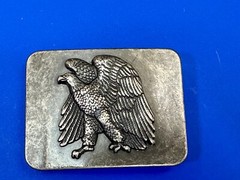 American Eagle Ready To Fight! Patriotic Usa Pride Belt Buckle