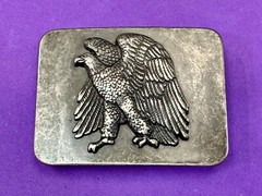 American Eagle Ready To Fight! Patriotic Usa Pride Belt Buckle